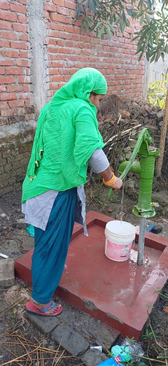 Hand-pump and community water access