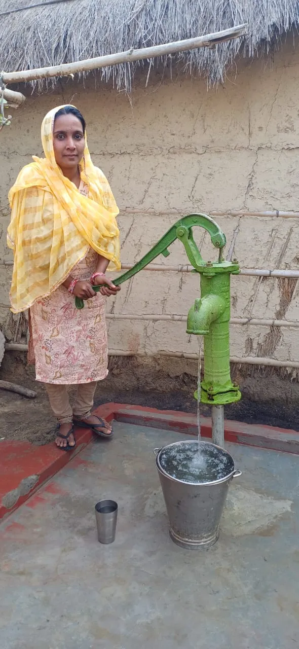 Hand-pump and community water access